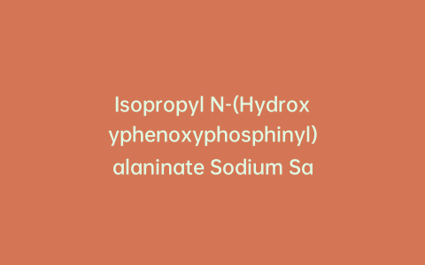 Isopropyl N-(Hydroxyphenoxyphosphinyl)alaninate Sodium Salt