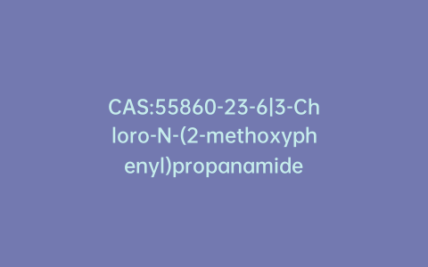 CAS:55860-23-6|3-Chloro-N-(2-methoxyphenyl)propanamide