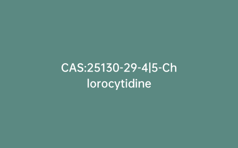 CAS:25130-29-4|5-Chlorocytidine