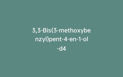 3,3-Bis(3-methoxybenzyl)pent-4-en-1-ol-d4