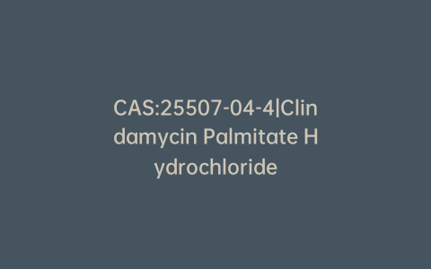 CAS:25507-04-4|Clindamycin Palmitate Hydrochloride