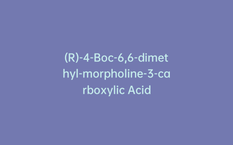 (R)-4-Boc-6,6-dimethyl-morpholine-3-carboxylic Acid