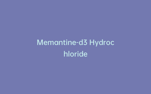 Memantine-d3 Hydrochloride