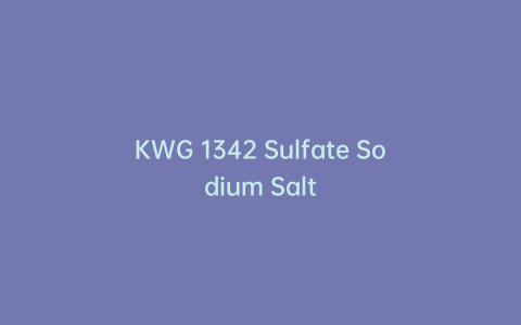 KWG 1342 Sulfate Sodium Salt