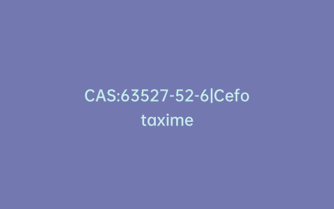 CAS:63527-52-6|Cefotaxime