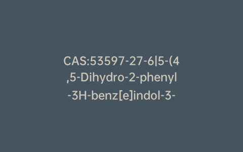 CAS:53597-27-6|5-(4,5-Dihydro-2-phenyl-3H-benz[e]indol-3-yl)-salicylic acid