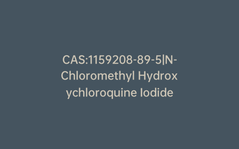 CAS:1159208-89-5|N-Chloromethyl Hydroxychloroquine Iodide (>90%)