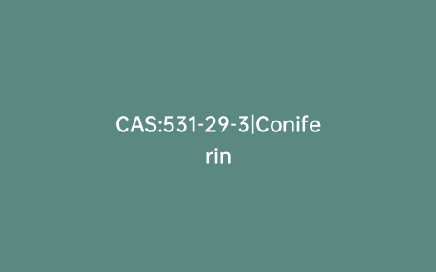 CAS:531-29-3|Coniferin