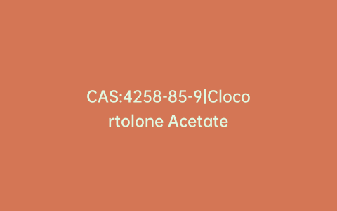 CAS:4258-85-9|Clocortolone Acetate