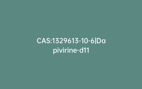 CAS:1329613-10-6|Dapivirine-d11