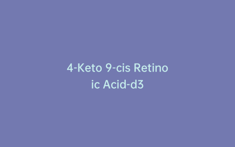 4-Keto 9-cis Retinoic Acid-d3