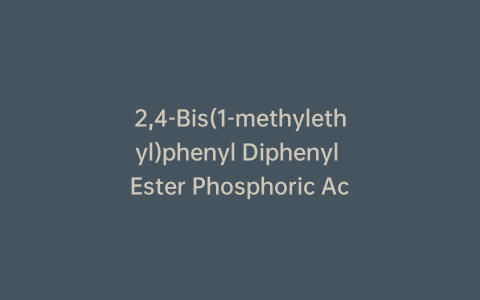 2,4-Bis(1-methylethyl)phenyl Diphenyl Ester Phosphoric Acid-d10