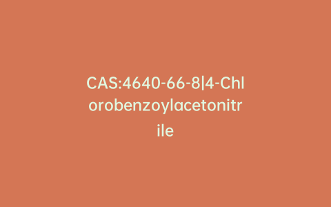 CAS:4640-66-8|4-Chlorobenzoylacetonitrile