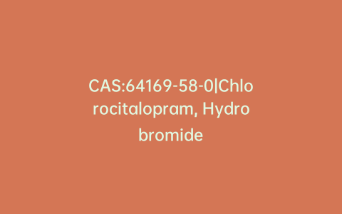 CAS:64169-58-0|Chlorocitalopram, Hydrobromide