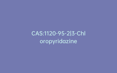 CAS:1120-95-2|3-Chloropyridazine