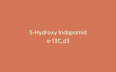 5-Hydroxy Indapamide-13C,d3