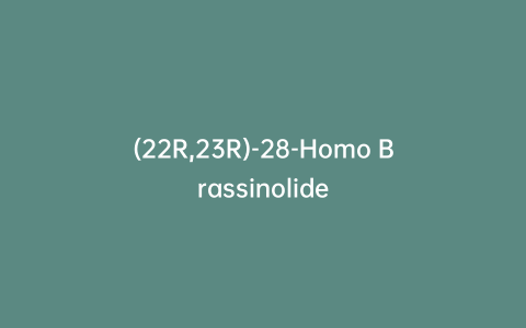 (22R,23R)-28-Homo Brassinolide