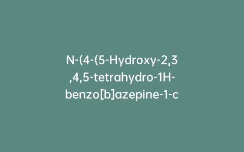 N-(4-(5-Hydroxy-2,3,4,5-tetrahydro-1H-benzo[b]azepine-1-carbonyl)-3-methylphenyl)-2-(methyl-d3)benzamide-3,4,5,6-d4