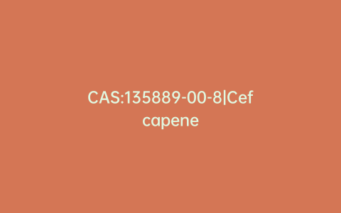 CAS:135889-00-8|Cefcapene