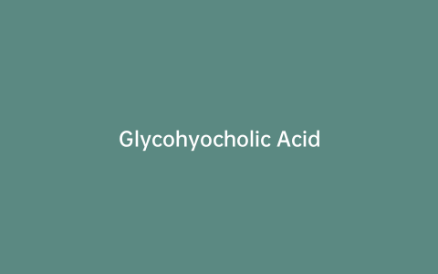 Glycohyocholic Acid