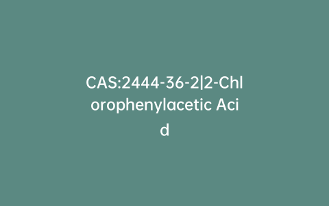 CAS:2444-36-2|2-Chlorophenylacetic Acid