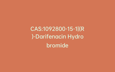 CAS:1092800-15-1|(R)-Darifenacin Hydrobromide