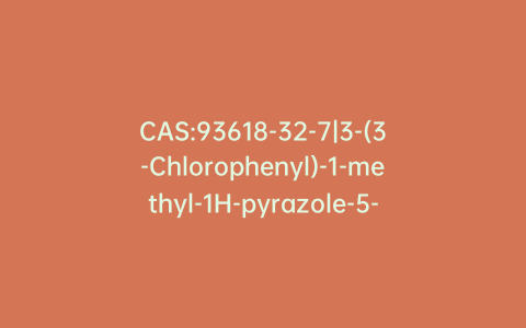 CAS:93618-32-7|3-(3-Chlorophenyl)-1-methyl-1H-pyrazole-5-carboxylic Acid