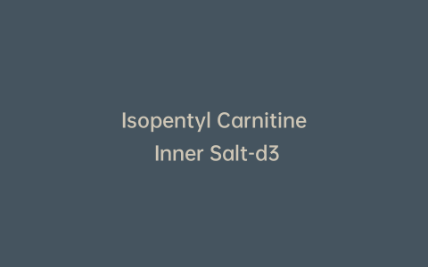 Isopentyl Carnitine Inner Salt-d3