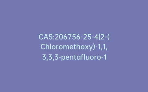 CAS:206756-25-4|2-(Chloromethoxy)-1,1,3,3,3-pentafluoro-1-propene