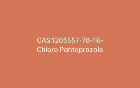 CAS:1203557-78-1|6-Chloro Pantoprazole