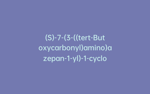 (S)-7-(3-((tert-Butoxycarbonyl)amino)azepan-1-yl)-1-cyclopropyl-6-fluoro-4-oxo-1,4-dihydroquinoline-3-carboxylic Acid