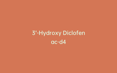 3’-Hydroxy Diclofenac-d4