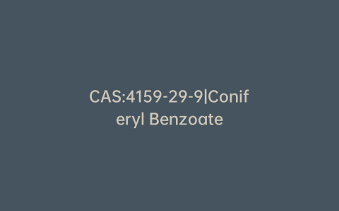 CAS:4159-29-9|Coniferyl Benzoate