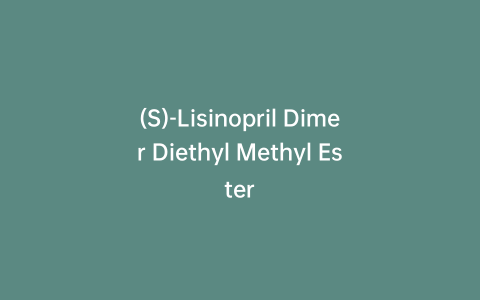 (S)-Lisinopril Dimer Diethyl Methyl Ester