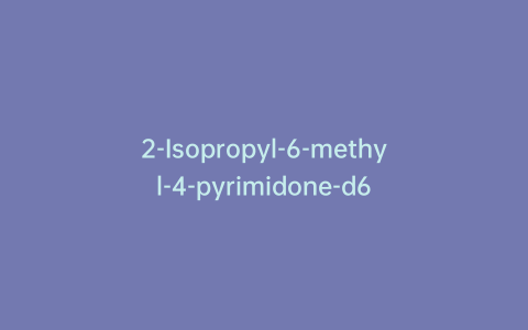 2-Isopropyl-6-methyl-4-pyrimidone-d6
