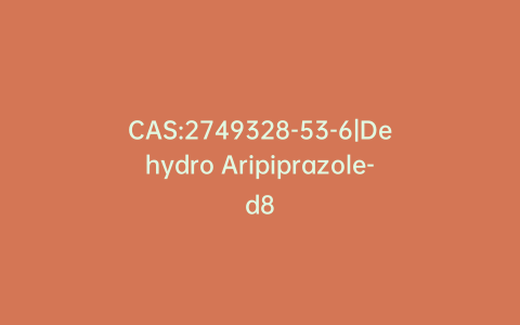 CAS:2749328-53-6|Dehydro Aripiprazole-d8