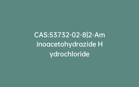 CAS:53732-02-8|2-Aminoacetohydrazide Hydrochloride