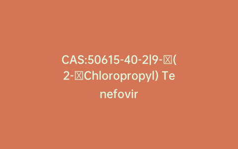 CAS:50615-40-2|9-​(2-​Chloropropyl) Tenefovir
