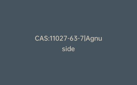 CAS:11027-63-7|Agnuside