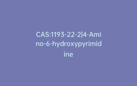 CAS:1193-22-2|4-Amino-6-hydroxypyrimidine