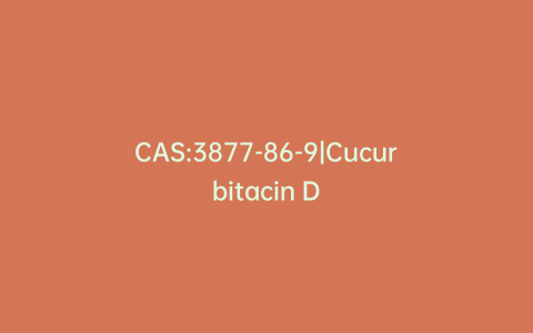 CAS:3877-86-9|Cucurbitacin D