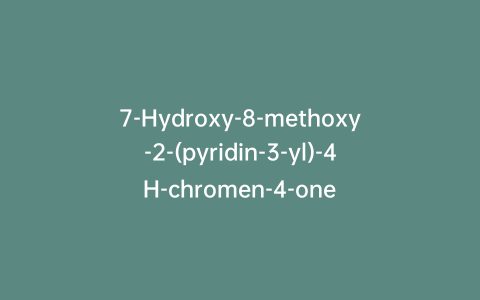 7-Hydroxy-8-methoxy-2-(pyridin-3-yl)-4H-chromen-4-one