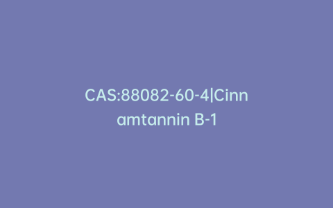 CAS:88082-60-4|Cinnamtannin B-1