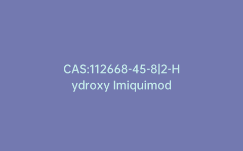 CAS:112668-45-8|2-Hydroxy Imiquimod