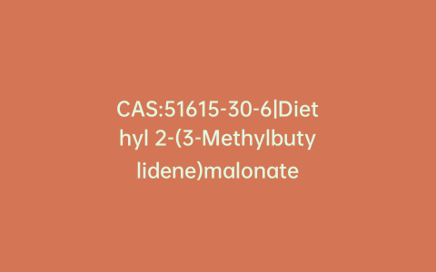 CAS:51615-30-6|Diethyl 2-(3-Methylbutylidene)malonate