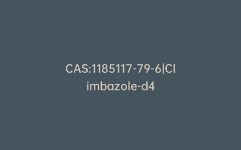 CAS:1185117-79-6|Climbazole-d4