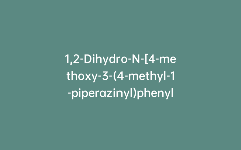 1,2-Dihydro-N-[4-methoxy-3-(4-methyl-1-piperazinyl)phenyl]-3H-benz[e]indole-3-carboxamide Hydrochloride