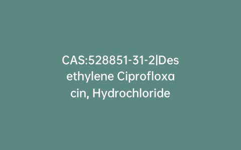 CAS:528851-31-2|Desethylene Ciprofloxacin, Hydrochloride