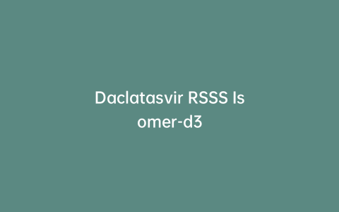 Daclatasvir RSSS Isomer-d3