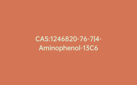 CAS:1246820-76-7|4-Aminophenol-13C6